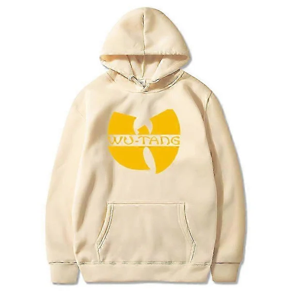 Höst 2024 Ny Hip Hop Streetwear Mode Hoody Wu Tang Grafiskt Tryckt Fleece Tröja Casual Herr