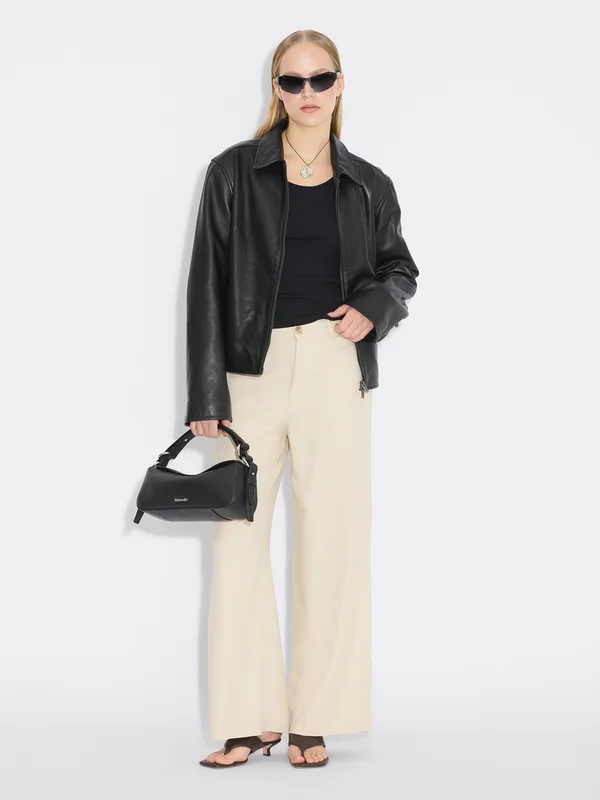 Holzweiler Wide-Leg Linen Trousers - Ecru - Women's - S