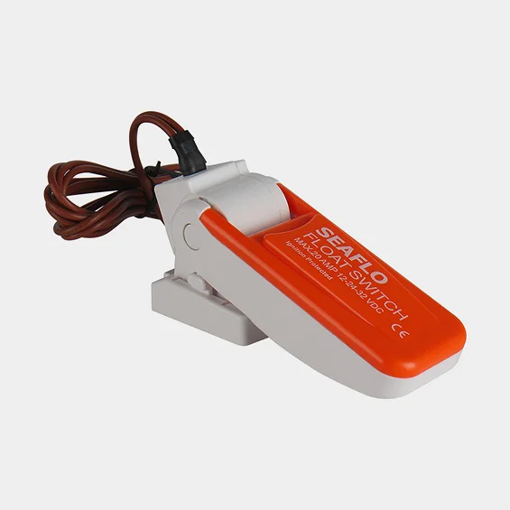 Niveauschakelaar voor elektrische lenspomp SEAFLO 01, 12/24V, 20/10 A
