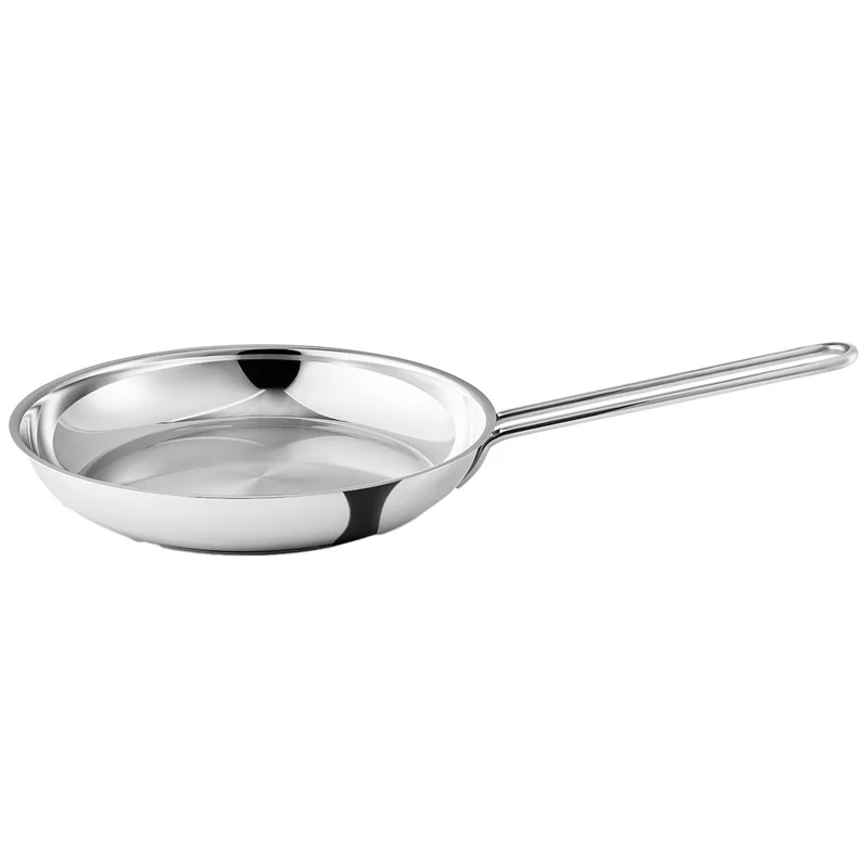 Eva trio Stekepanne 28 cm, rustfritt stål' - 'Blankpolert rustfritt stål