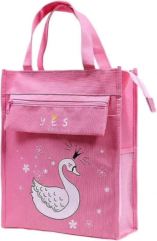 Kunsttaske Makeup Taske Håndtaske Lektie Taske Børn Stofposer Søde Stofposer Bogtasker til Børn Skrå Kryds Tasker Skrå Kryds Håndtaske Bærbar 