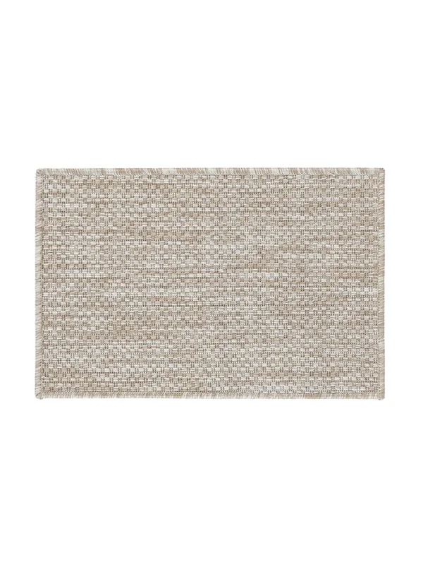 Polypropylen Dørmatte Clio Anti-Slip Ensfarget Beige Vaskbart