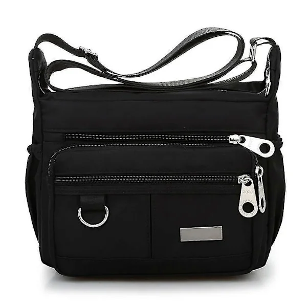 Waterproof Shoulder Bag for Women, Versatile Multi-Pocket Crossbody Bag, Holiday Travel Handbag