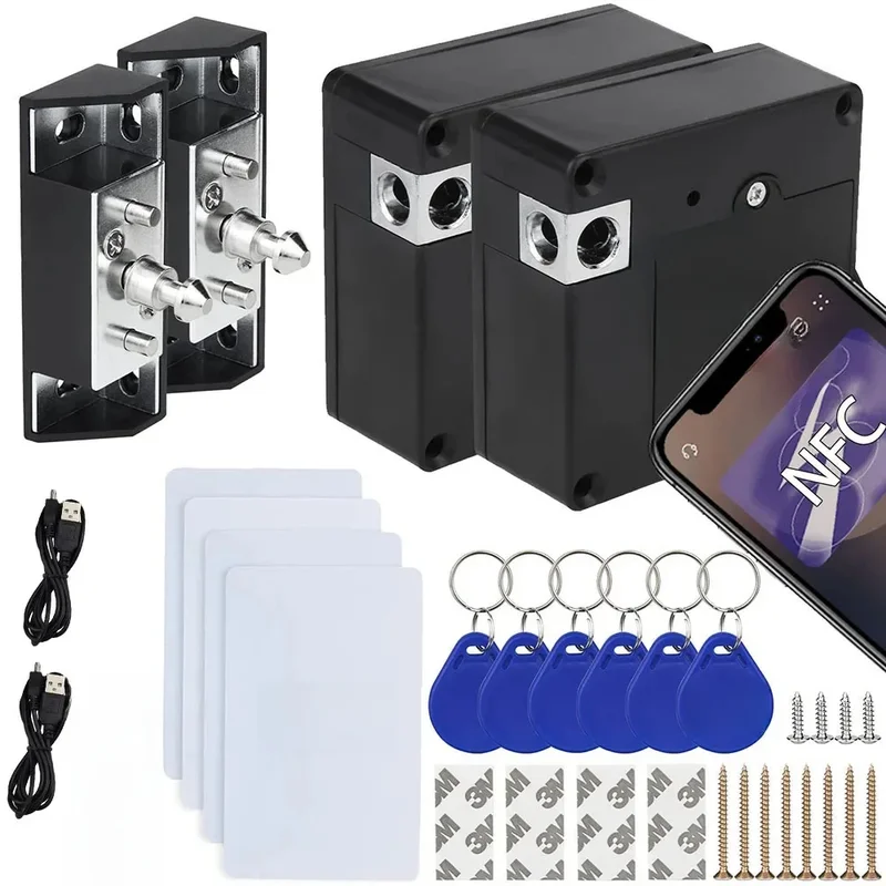 AliExpress - RFID-Verstecktes Schrankschloss, RFID-Schrank, unsichtbare elektronische Schlösser, Entriegelung für versteckten Schrank, Holztruhe, 