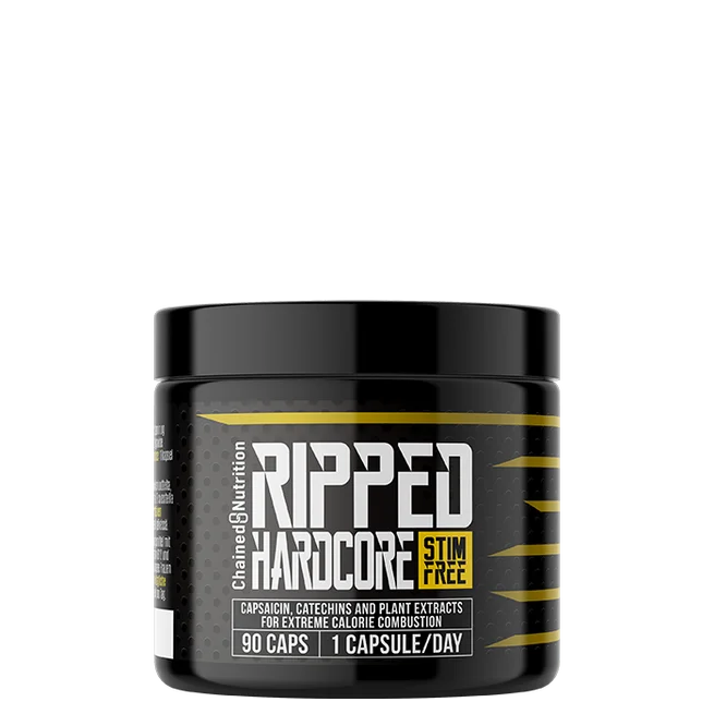 Chained Nutrition Ripped Hardcore Stimfree Fettforbrenner 90 kapsler