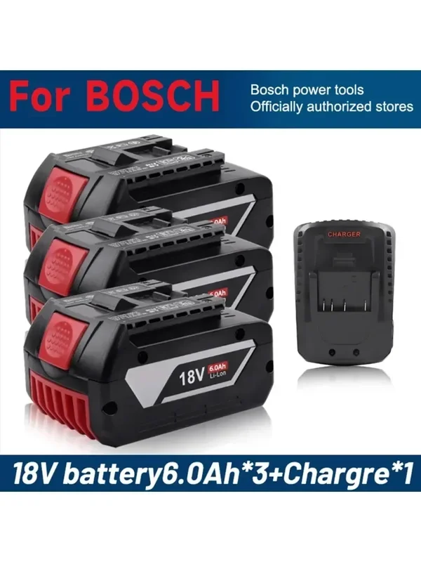 AliExpress - 100 % für Bosch 18 V 6,0 Ah, professioneller Lithium-Akku, elektrischer wiederaufladbarer Akku, Bosch BAT609 BAT609G BAT618 BAT618G