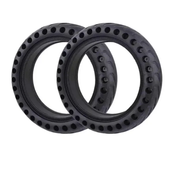 Xiaomi 2 stk Punkteringsfrie Dekk - Honningkake for Xiaomi M365 / M365 Pro