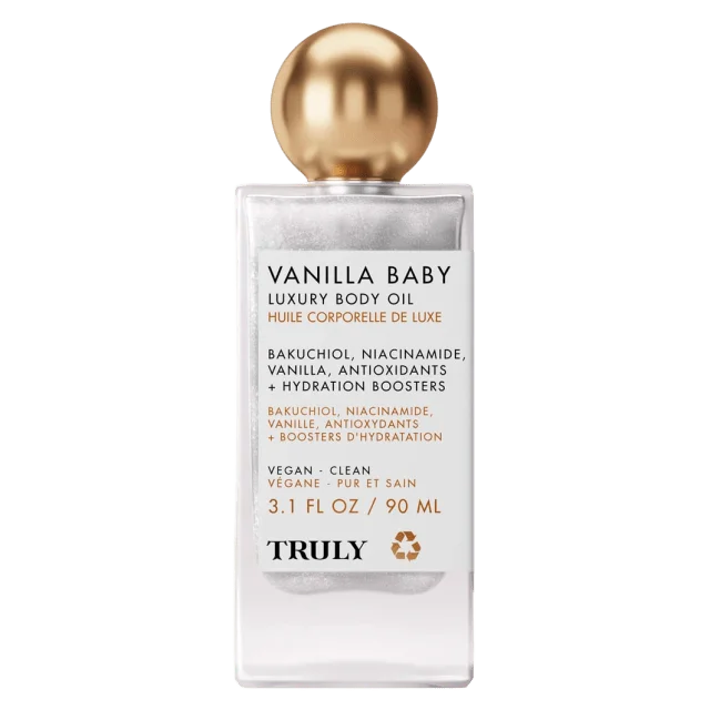 Truly Beauty Vanilla Baby Body Oil Bodylotion & kroppsoljor Dam 90 ML