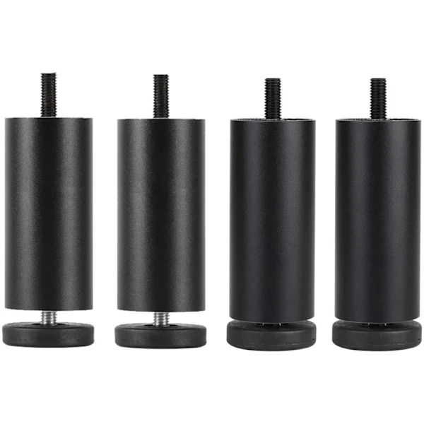 Modern Aluminum Alloy Sofa Legs, Replacement Furniture Legs 20 cm, for Bed, Dresser, Cylindrical Metal Coffee Table Furniture Legs