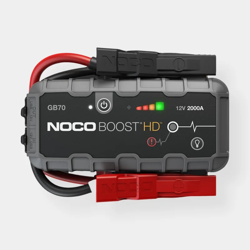 Startondersteuning / startbooster NOCO BoostHD GB70, 12 V, 2000 A, voor benzinemotor tot 8 liter / dieselmotor tot 6 liter
