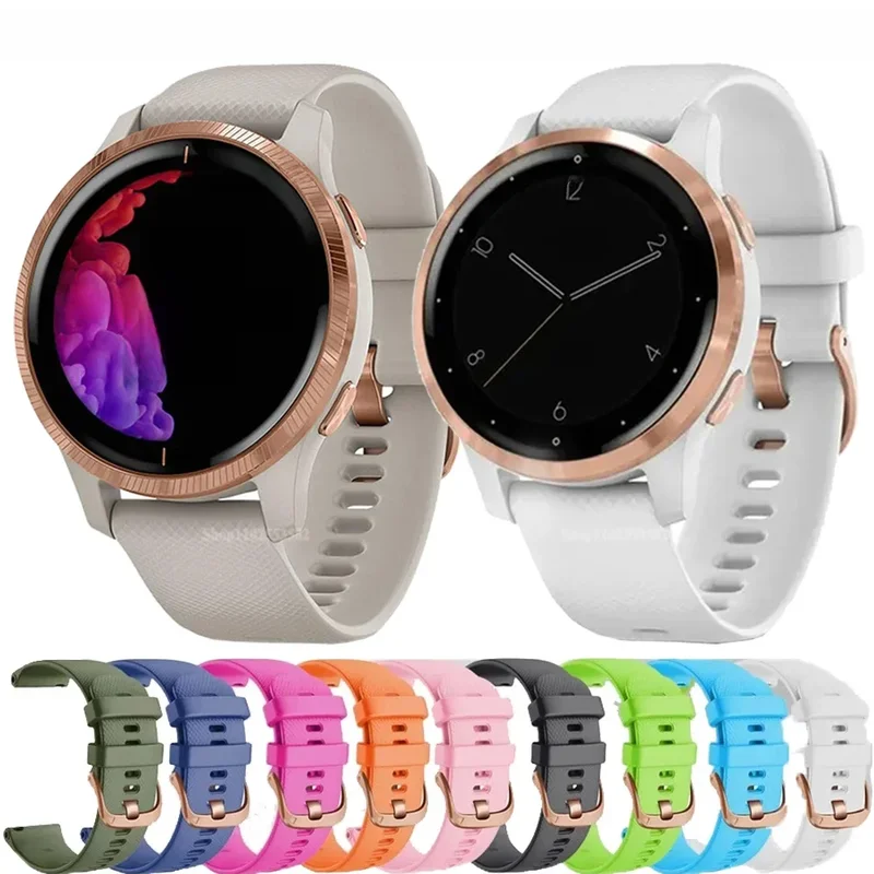 AliExpress - 18mm 20mm Armband Für Garmin Venu Sq 2 Plus Vivoactive 4S Smartwatch Band Armband Venu 3S 2S Vivoactive 3 5 Ersatz Armband