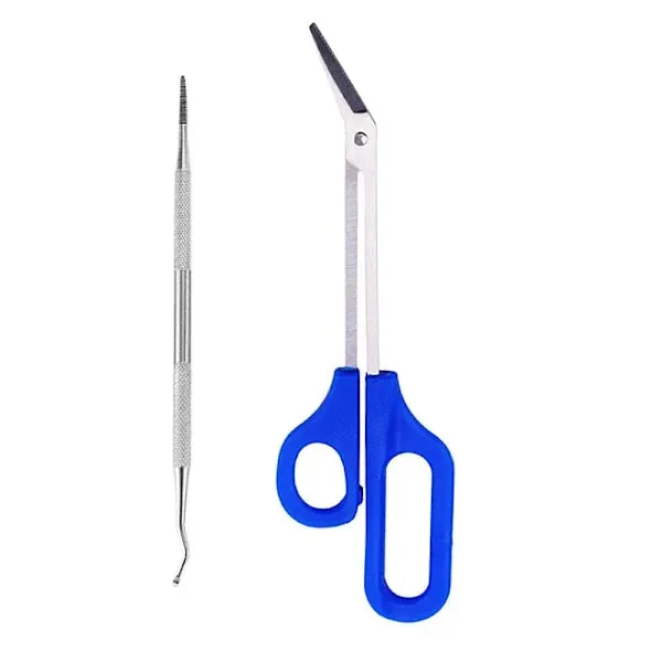[RM]/EA/Long Handled Nail Scissors for Elderly and Easy Reach Long Handled Nail Clippers for Thick Nails with File for Ingrown Toenails
