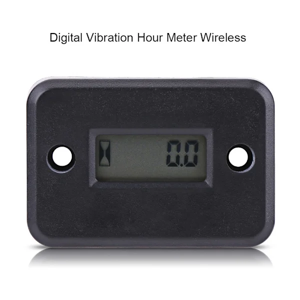 Digital Vibration Hour Meter Wireless for Vibrating Machine Motorcycle ATV Boat Marine