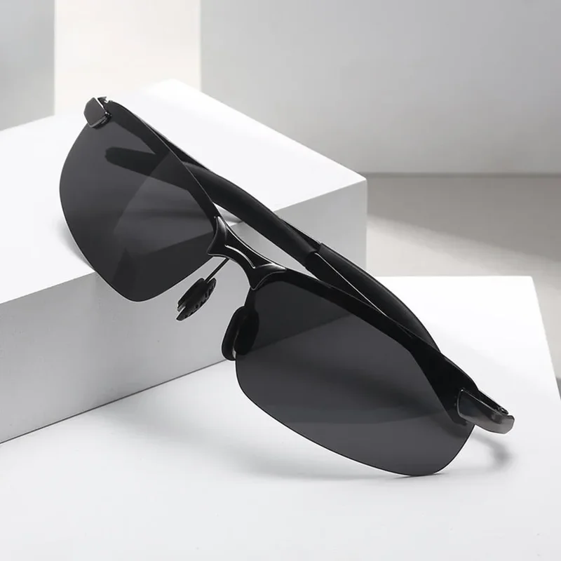 AliExpress - KLASSNUM-Lunettes de soleil photochromiques pour homme et femme, verres polarisés en métal, vision nocturne, conduite, pêche, équitation