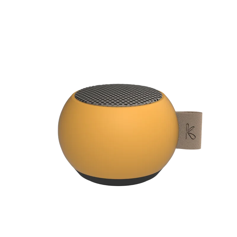 Kreafunk - aGO mini Transportabel Højtaler - True Trådløs Stereo, Bluetooth 4.0 - støv og vandafvisende Mango Burst