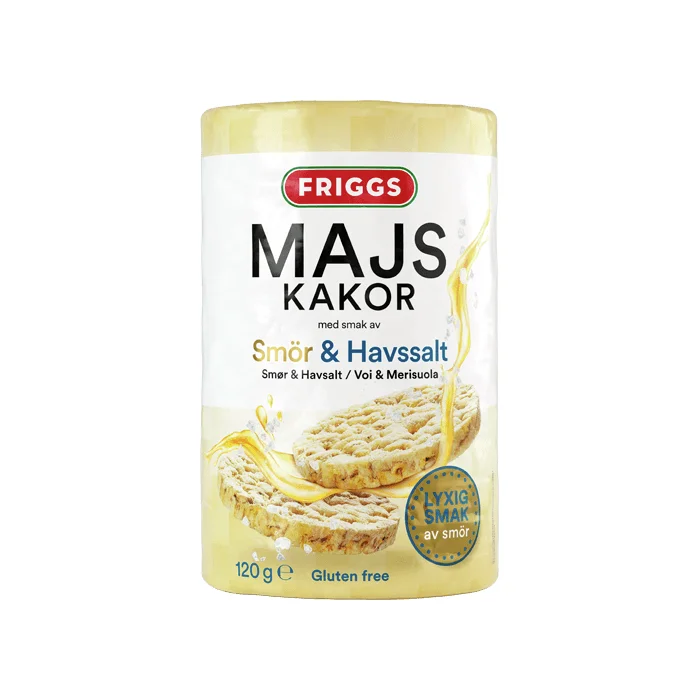 Friggs Health Food Majskakor 125 g