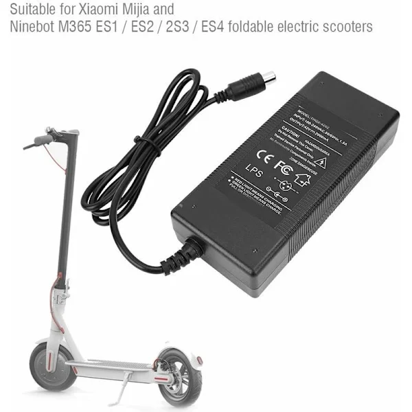 Xiaomi M365 Laddare, 42V 2A Elsparkcykel Laddare, Elsparkcykel