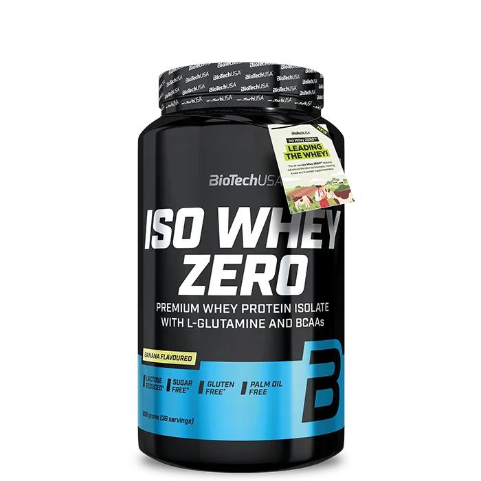 Biotech USA Iso Whey Zero Laktosreducerat Vassleproteinisolat 908 g