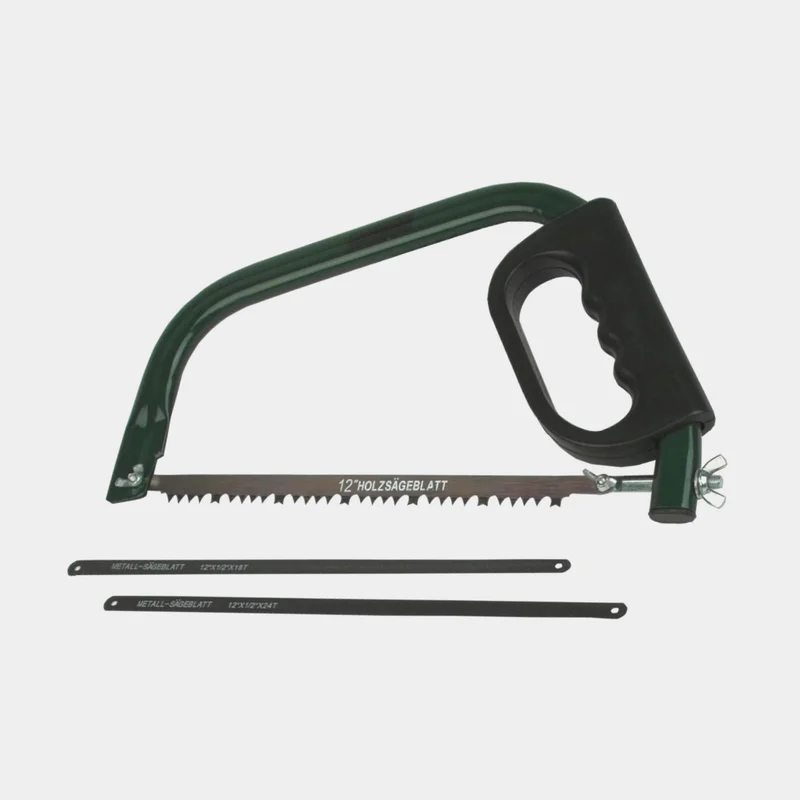 Bågsåg BR-M Bow Saw, med bladskydd & 3 blad