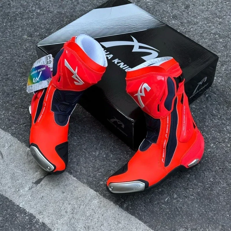 AliExpress - BENKIA Mokka Motorrad Track Reitstiefel CE Zertifizierung Professionelle Racing Botas BENKIA Wasserdichte Stiefel Hohe Qualität SH109