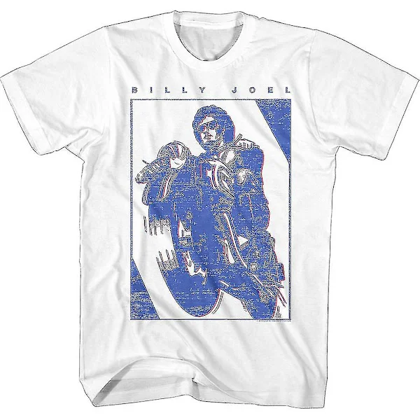 Billy Joel Motorcykel T-shirt Kläder