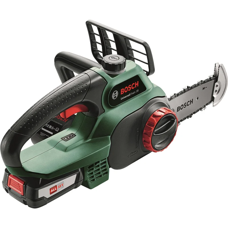 Bosch DIY Universal Chain 18 Motorsag med batteri og lader, Hagemaskiner