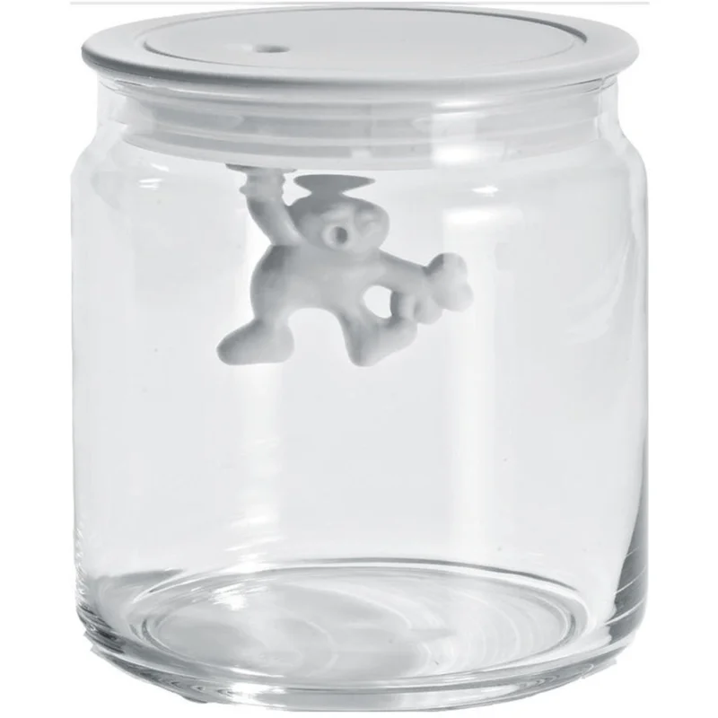 Alessi Glasburk med Lock Vit 70 cl | Inredning > Vaser & Krukor > Krukor > Glasburk | Bagaren och Kocken