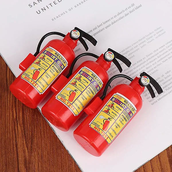 3 st roliga mini brandsläckare leksaker hela personen skämt leksak mini vattenpistol