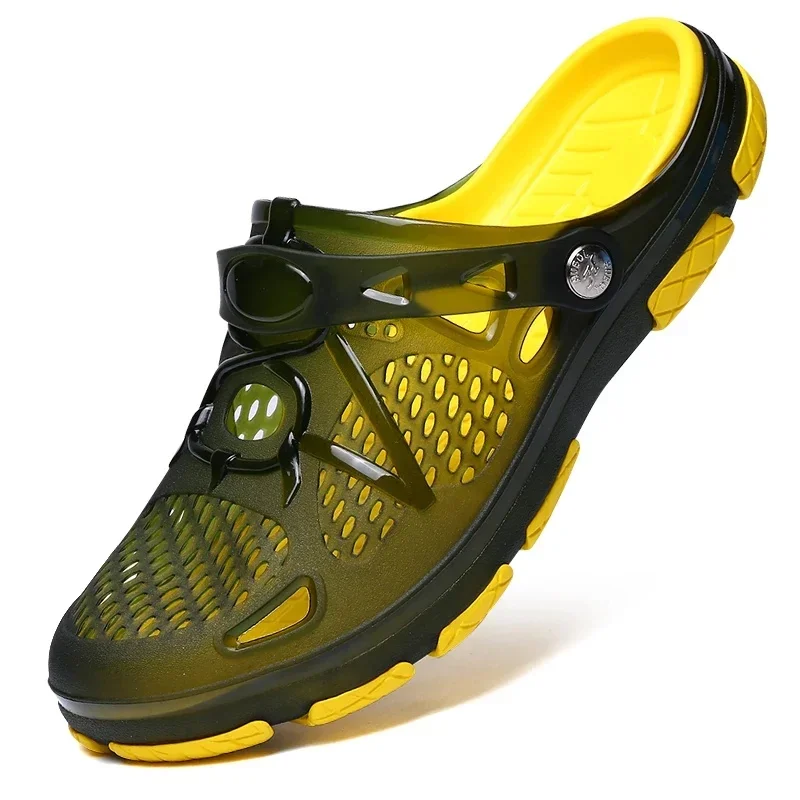 AliExpress - Mode Männer Hausschuhe Casual Sandalen Anti Rutsch Verschleißfeste Atmungsaktive Polsterung Farbe Blockieren Design Vielseitige Sport 