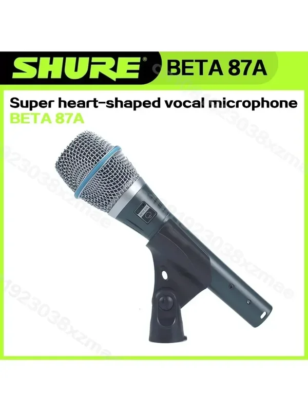AliExpress - Microphone dynamique super cardioïde de haute qualité SHURE BETA 87A, microphone à condensateur BETA 87A, microphone vocal filaire Shure