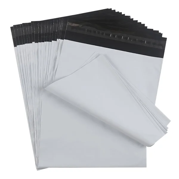 Hot 100 st - Fraktpåsar onlinebutik kläder - Fraktpåsar för kläder - 340 x 460 mm - Extra starka - Självhäftande - Vattentäta