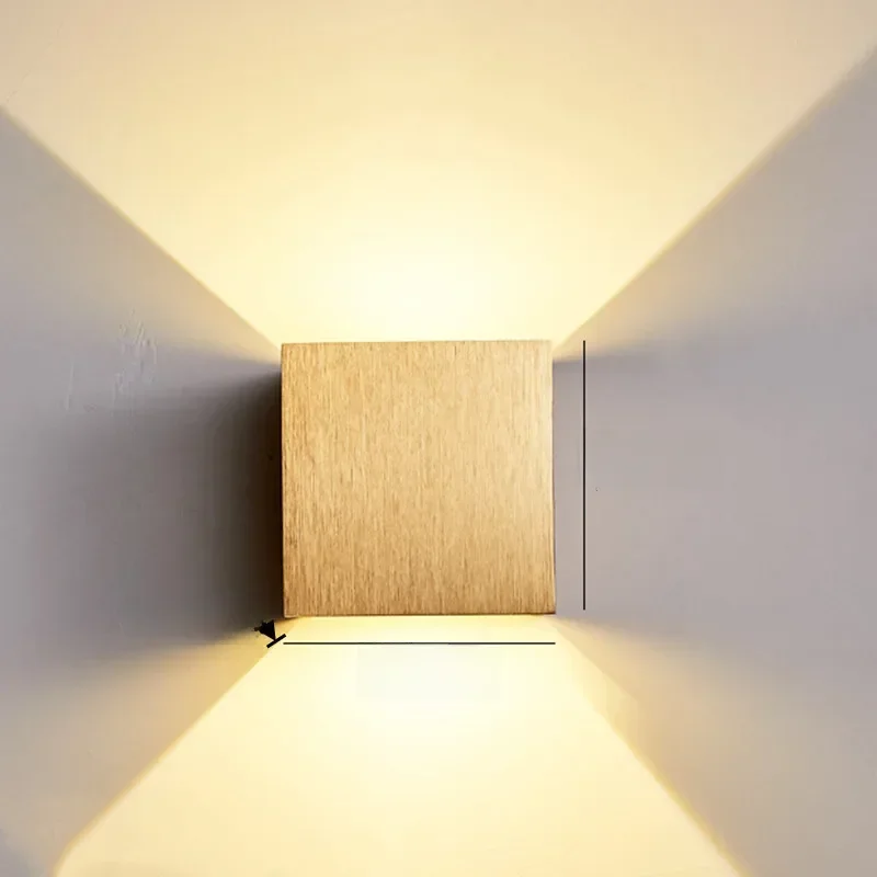 AliExpress - LED Wandleuchte Outdoor Indoor LED Aluminium Wandleuchte Gang Treppe Dekorieren Beleuchtungskörper Schlafzimmer Nachttischlampe AC110V/