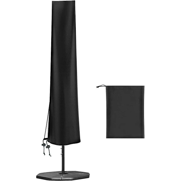 Parasollskydd för diameter 2m 4m, stort vattentätt parasollskydd för utebord, 210D Oxford 9-11ft parasollskydd, H190 x 30/50cm
