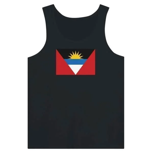 Linne - Antigua och Barbuda - Svart - 100% bomull - Slim fit - Blandat