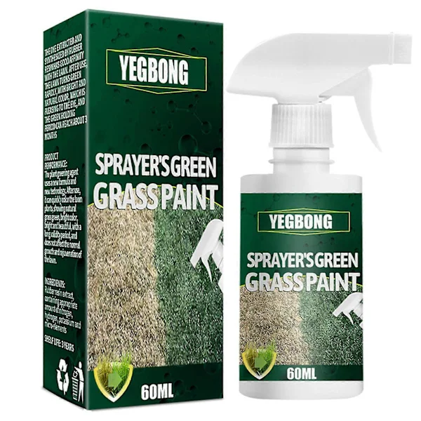 Grønn Gressmaling Spray Langvarig Turf Maling Forbedre Flekkete Dvalende Gulnende Gress For Gress
