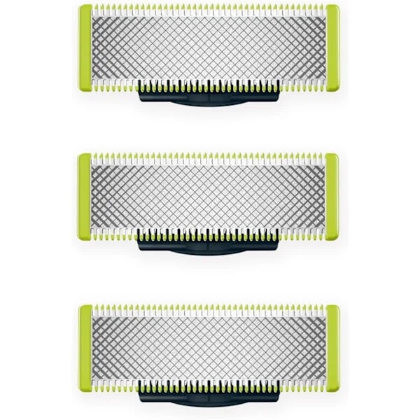 Philips Alkuperäinen vaihtoterä, OneBlade-sähköhöylään ja -trimmeriin, kestävää ruostumatonta terästä, rajaa ja ajelee, 3 kpl, malli QP230/50
