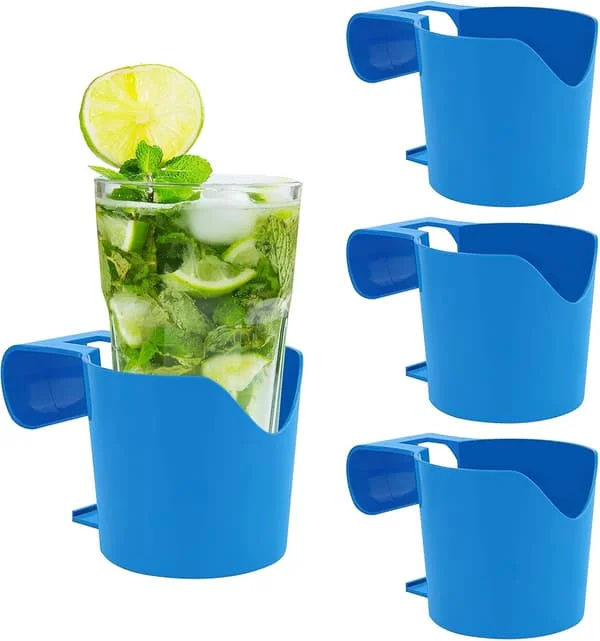 Swimming Pool Cup Holder, 4 stycken Swimming Pool Cup Holder, Multifunktionell Swimming Pool Cup Holder, Poolside Cup Holder Universal Swimming Pool 