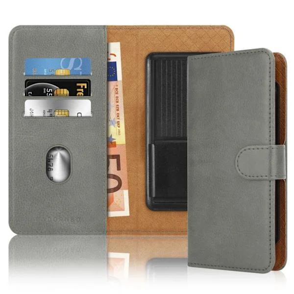 Etui för Samsung Galaxy XCover 4 / XCover 4s Fodral i GRÅ Plånboks skydd