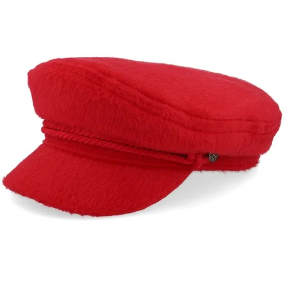 Brixton - Fiddler Cap Adrenaline Rush Red Vega Cap Traditionalbeanie Red Cap - @ Hatstore