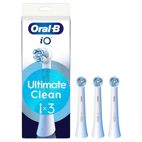 Hammasharjan päät, Ultimate Clean, valkoinen, 3 kpl