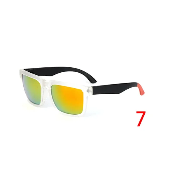 Vintage KEN BLOCK Solbriller Mænd Spied Brand Designer Reflekterende Spejl Solbriller Mand Kvinder Retro Firkantet Kørebriller uv