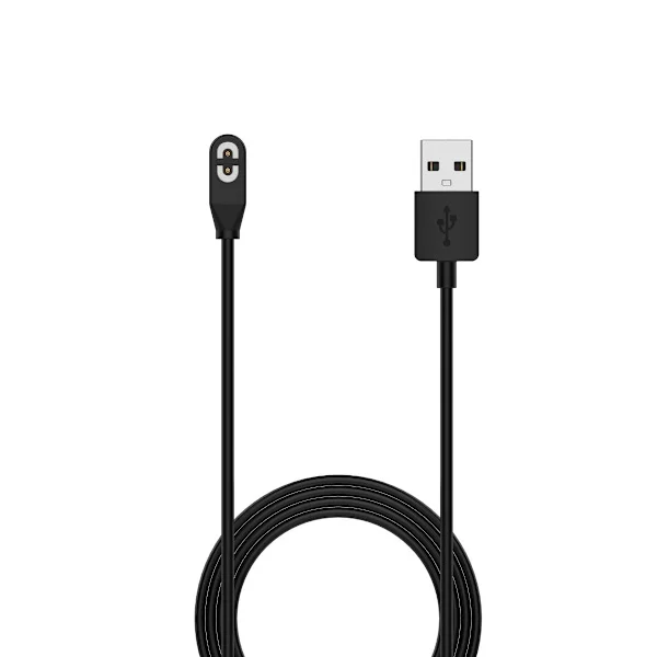 Magnetic Charging Cable Compatible with Shokz AS800 and OpenRun Series — ABS+PET Black, 100cm, for Bone Conduction Headphones