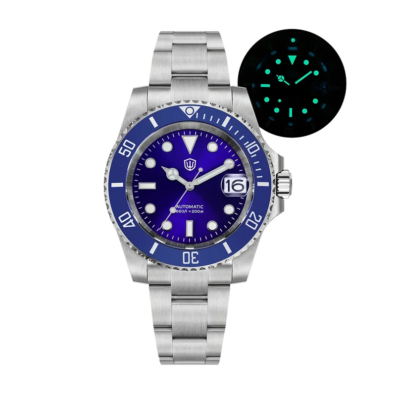AliExpress - Watchdives WD5512B V2 Sub ST2130 Movt Slim Rehaut 11,8 mm inklusive Glas, Saphirglas, Automatikwerk, Herrenuhr