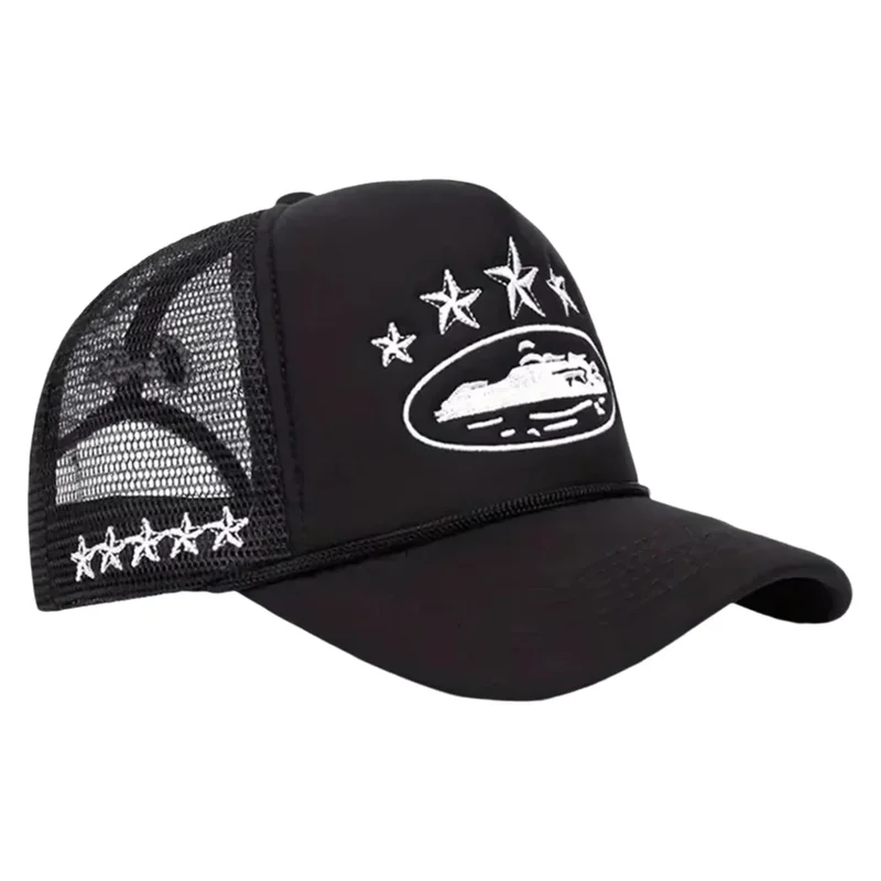 AliExpress - Modische und schlichte Baseballkappen mit Sternenstickerei, Mesh-Baseballkappen für Herren und Damen für Outdoor-Sportveranstaltungen.