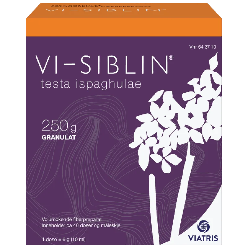 Vi-Siblin granulat 610mg/g ca 40 doser og måleskje, 250g