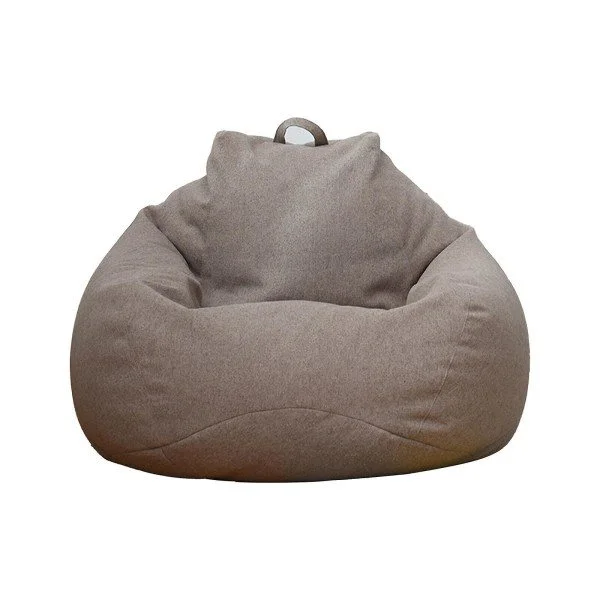 Inomhus Utomhus Vuxna Sittpuff Spelstol Extra Stor Sittpuff Överdrag Brun 500g