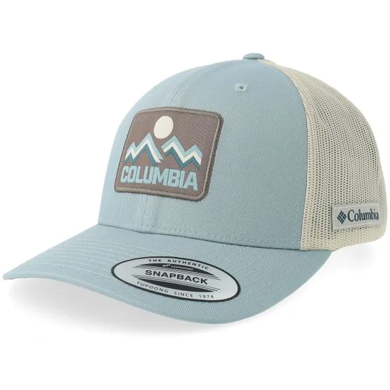 Columbia - Blå trucker Caps - Crushed Blue I Trucker @ Hatstore