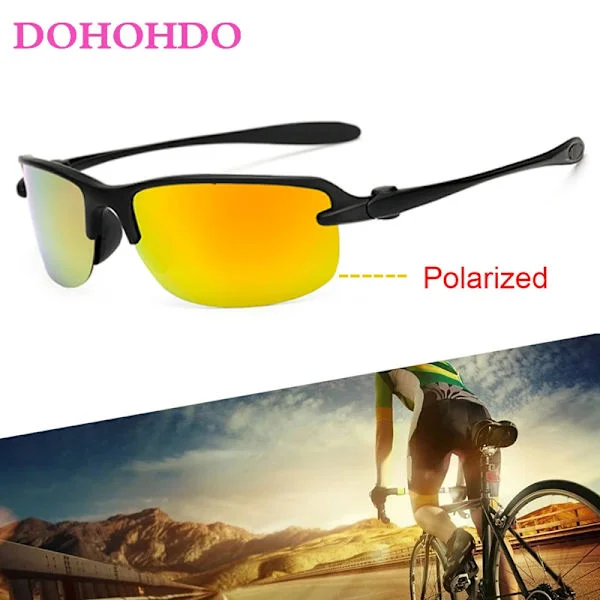 DOHOHDO Sports Solbriller Polariserede Polaroid Fiskesolbriller Sportsbriller Dame Solbriller Til Mænd UV400 De Sol Feminino