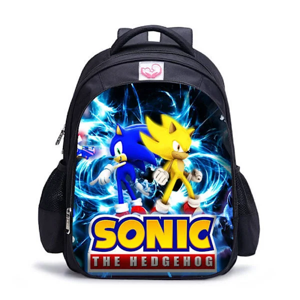 【BQ】Sonic Kids Backpack for School, Compatible with UK Brands, JUN, AS A