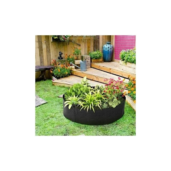 400 Liter Fiberduk Planteringssäckar Höjd Ca 30cm Fiberduk Planteringssäck Växtbehållare Planteringssäck